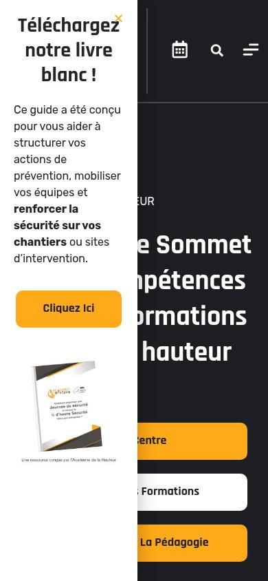 Académie de la Hauteur — vue mobile